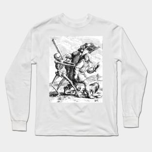 The Pedlar, the Dance of Death - Hans Holbein Long Sleeve T-Shirt